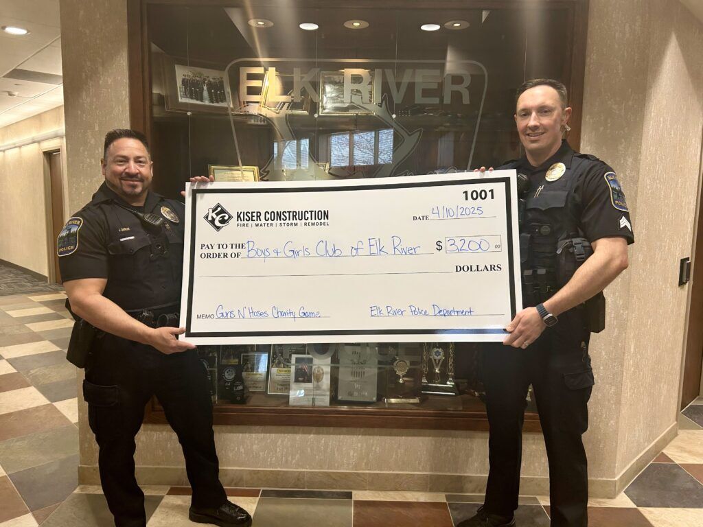 Elk River Police donation