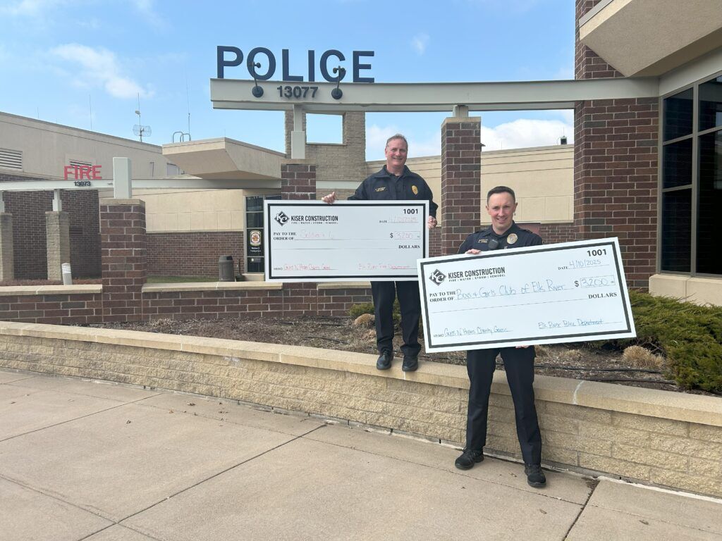 Elk River fire and police donations