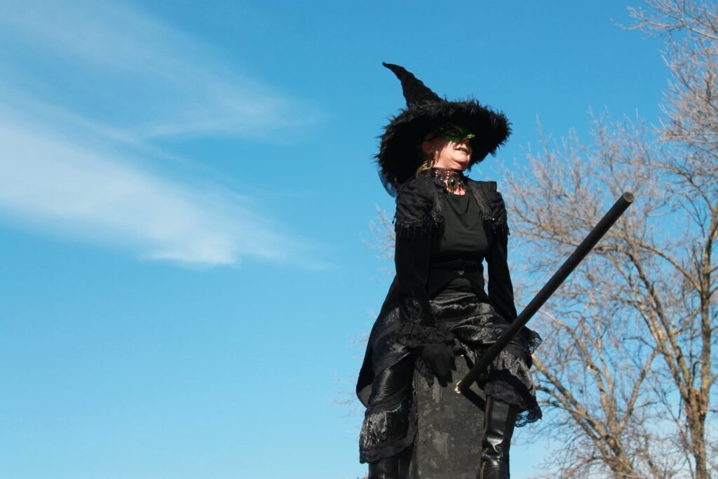 the wicked witch of the west at the anoka grande day parade