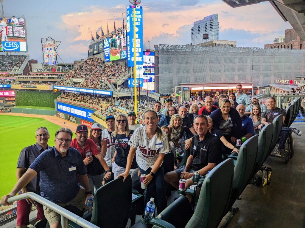 kiser construction at minnesota twins game