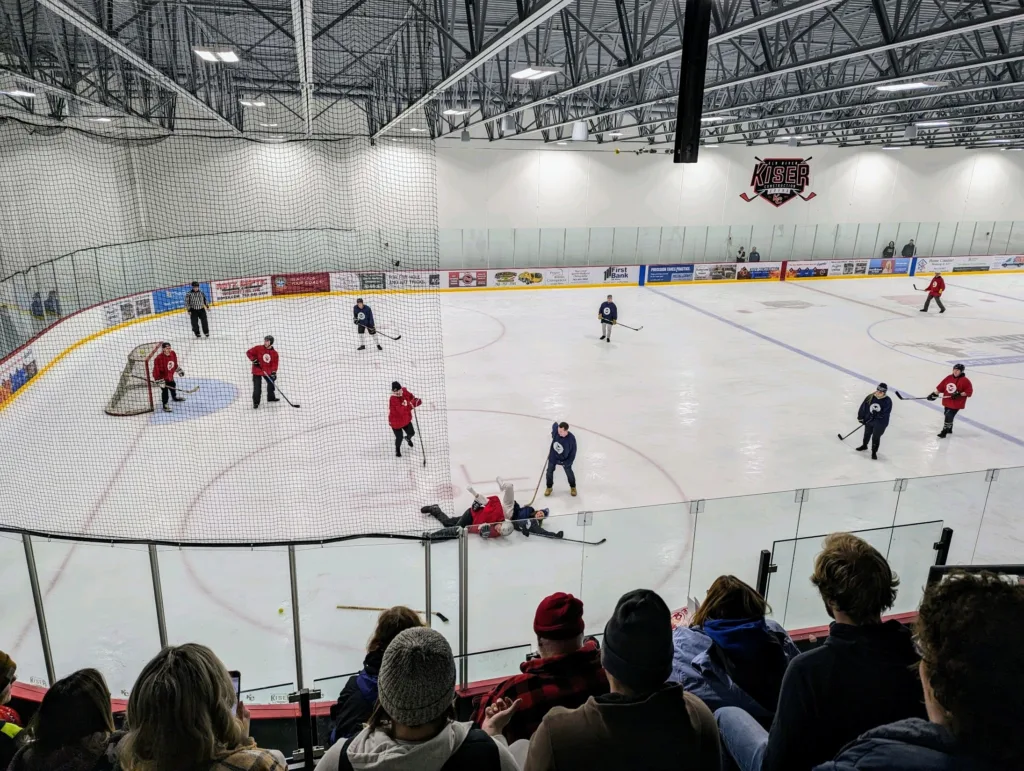 elk river guns n hoses hockey game