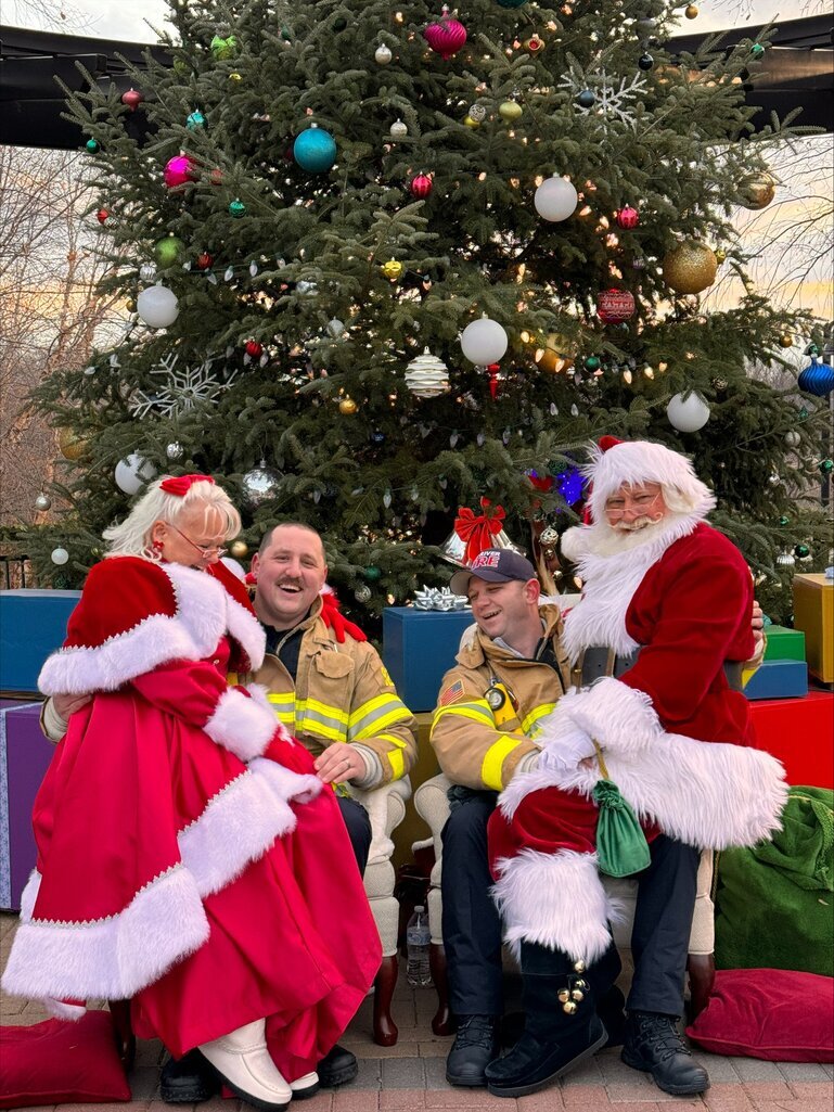 Elk River Fire Department Celebrating Christmas Day