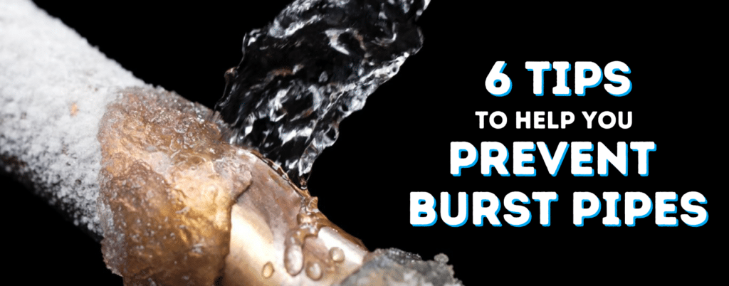 burst pipes and water damage