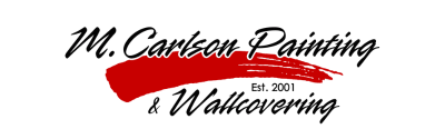 M. Carslon Painting & Wallcovering Logo